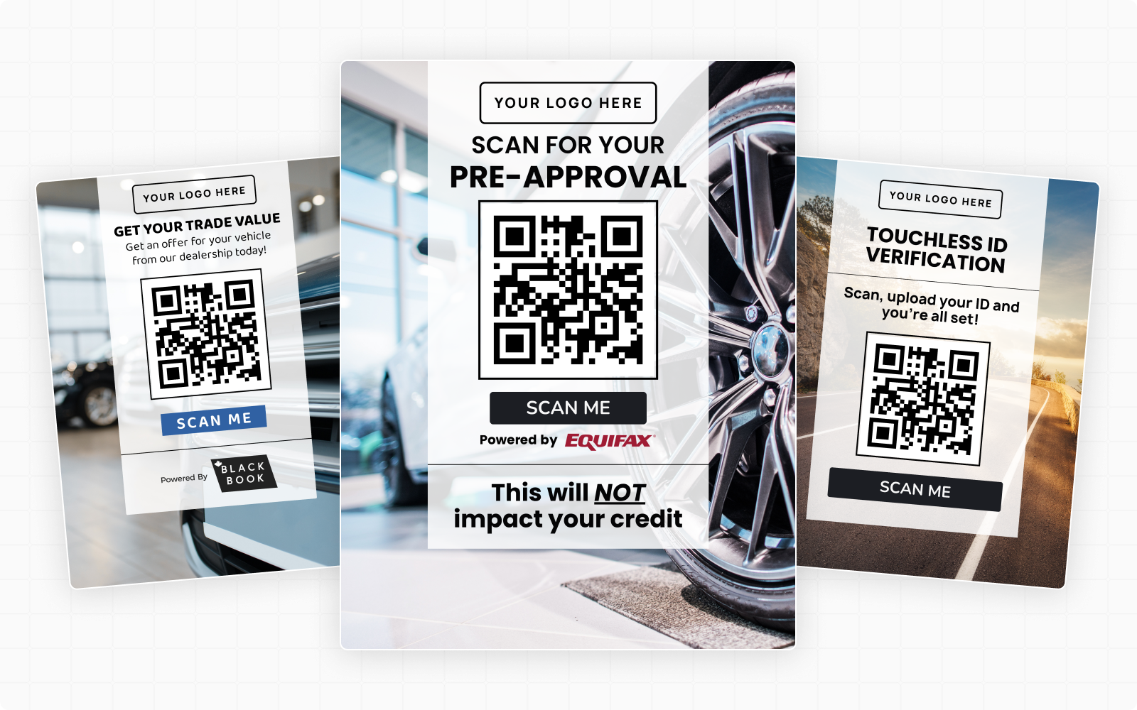 Sample AVA™ QR poster designs